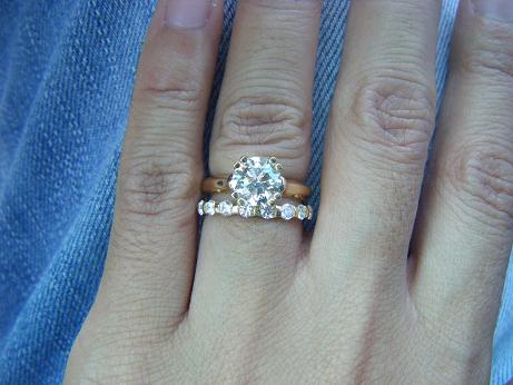 1.5 carat on clearance size 4.5 finger